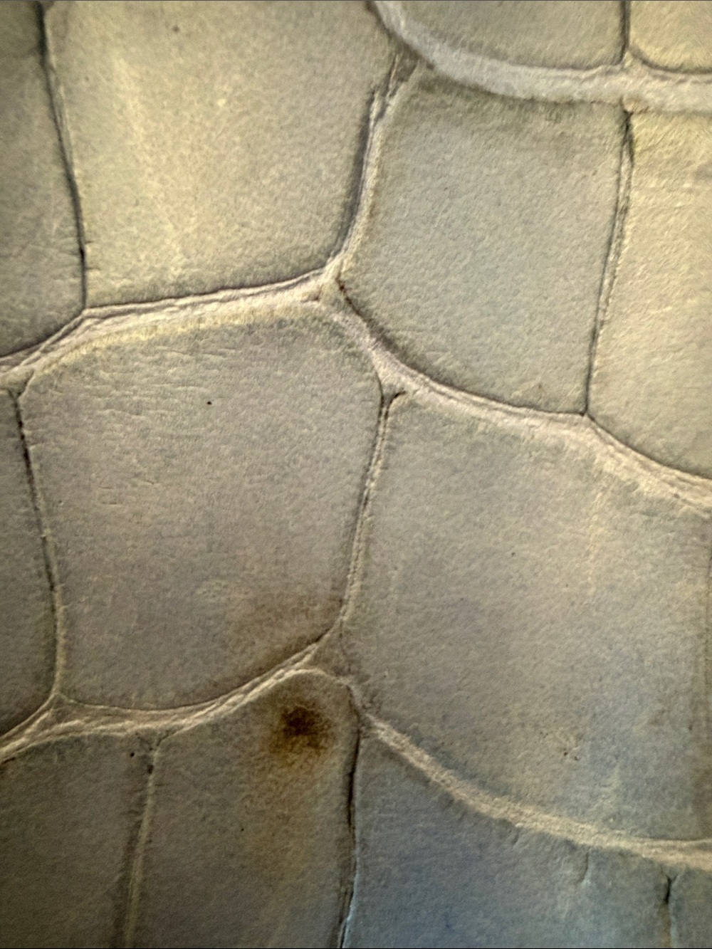 Dooney and Burke Leather Croc-Embossed Shoulder Bag in Lavender - Picture 4 of 5